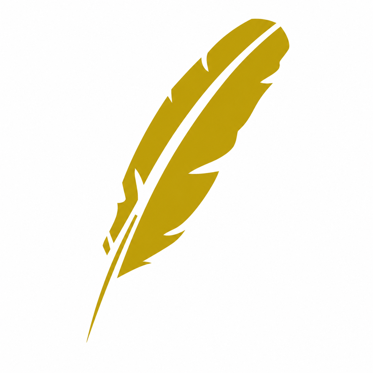 Hemingways feather mark